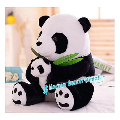 100 cm yavrulu panda