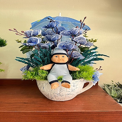 Mavi Yapay bebekli tanzim