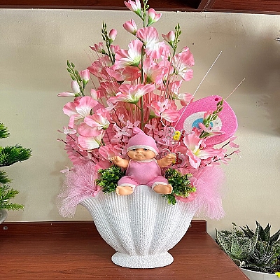 Pembe Yapay bebekli tanzim