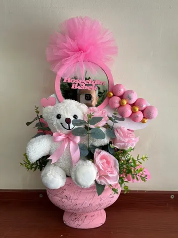 Pembe Yapay bebekli tanzim