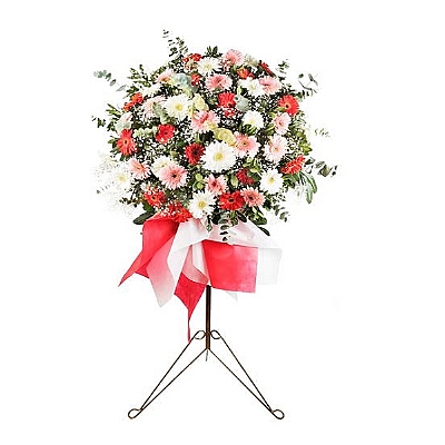 Renkli Gerbera Ferforje Aranjman